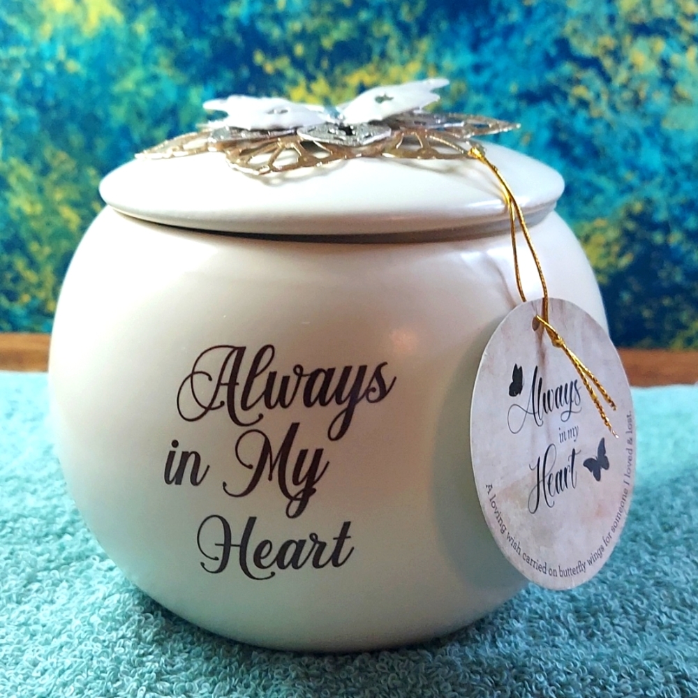 800 Flower Always in my heart keepsake
